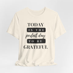 Perfect Day to be Grateful Inspirational Christian T-Shirt