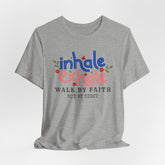 Walk By Faith Not By SightInspirational Christian T-Shirt