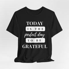 Perfect Day to be Grateful Inspirational Christian T-Shirt