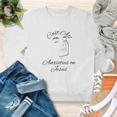Cast All Your Anxieties Christian Sweatshirt