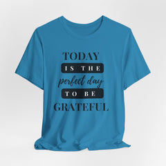 Perfect Day to be Grateful Inspirational Christian T-Shirt