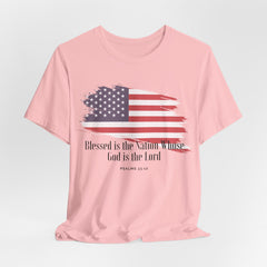 God and Country US Flag Christian T Shirt