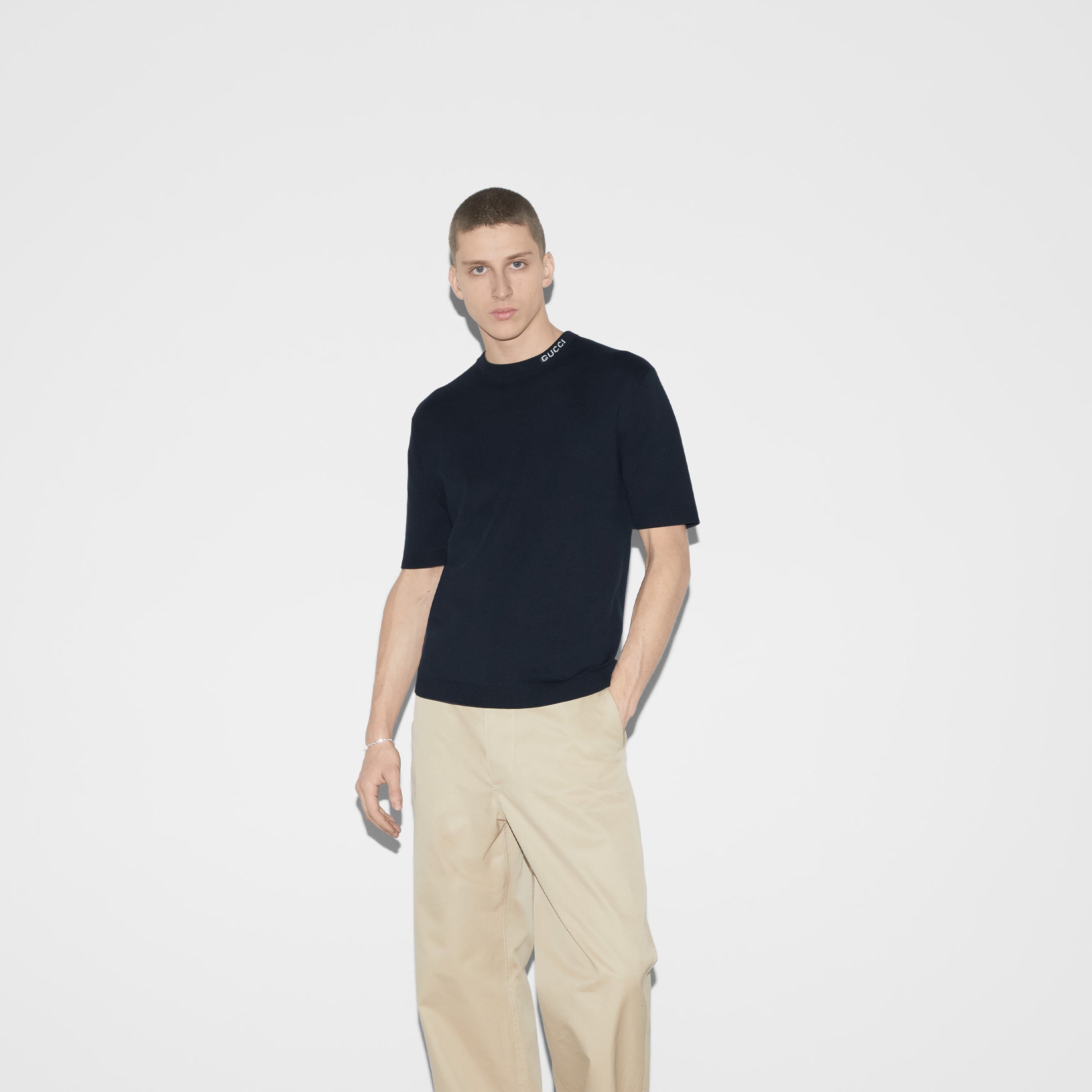 Neckline Letters T Shirt