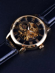 Black - Black Leather - Automatic -41mm