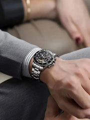 Blue - Silver 904L Steel - Automatic -43mm