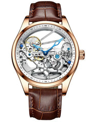 White 904L Steel - Brown Leather - Automatic -41mm