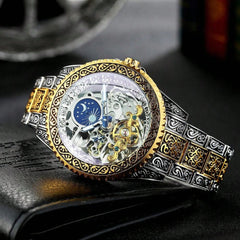 Blue - Black Leather - Automatic -41mm