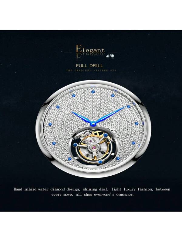 White Steel - Brwon Leather - Automatic -42mm