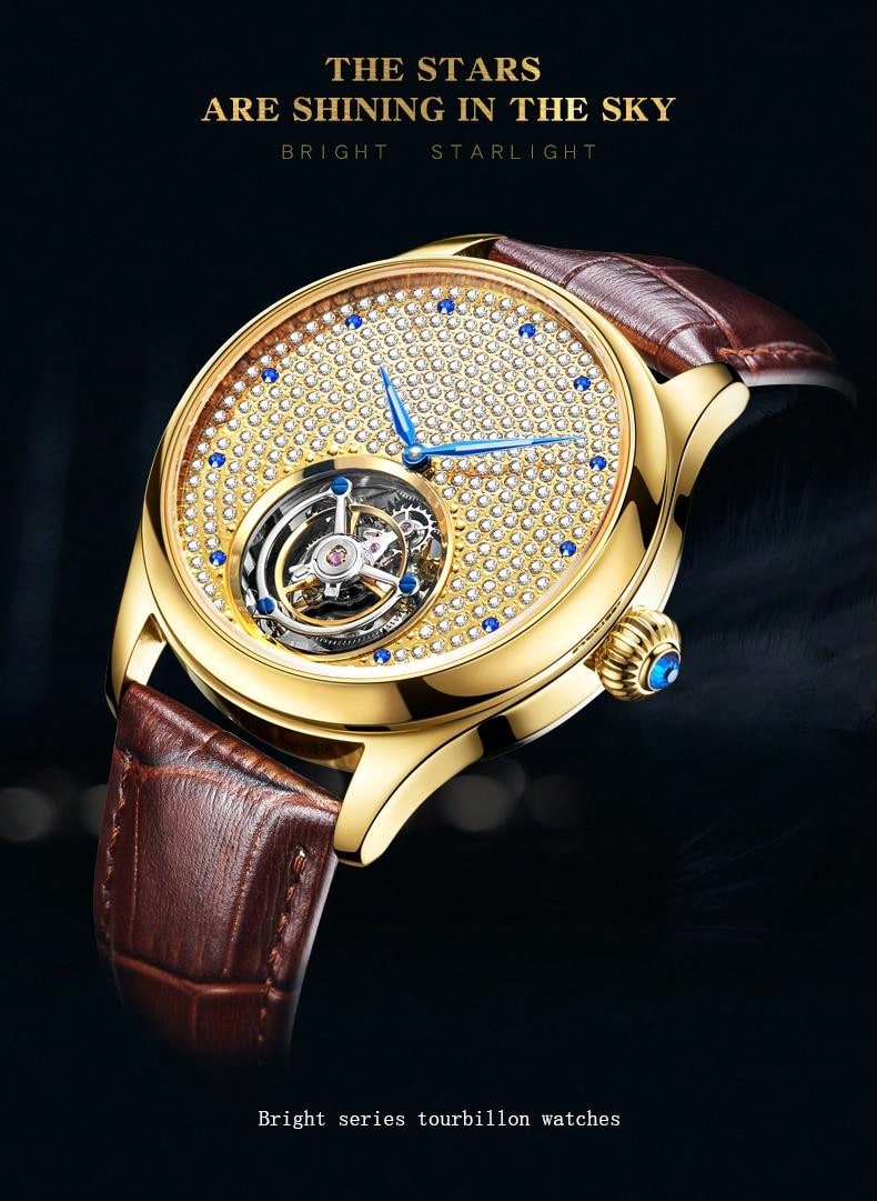 White Steel - Brwon Leather - Automatic -42mm
