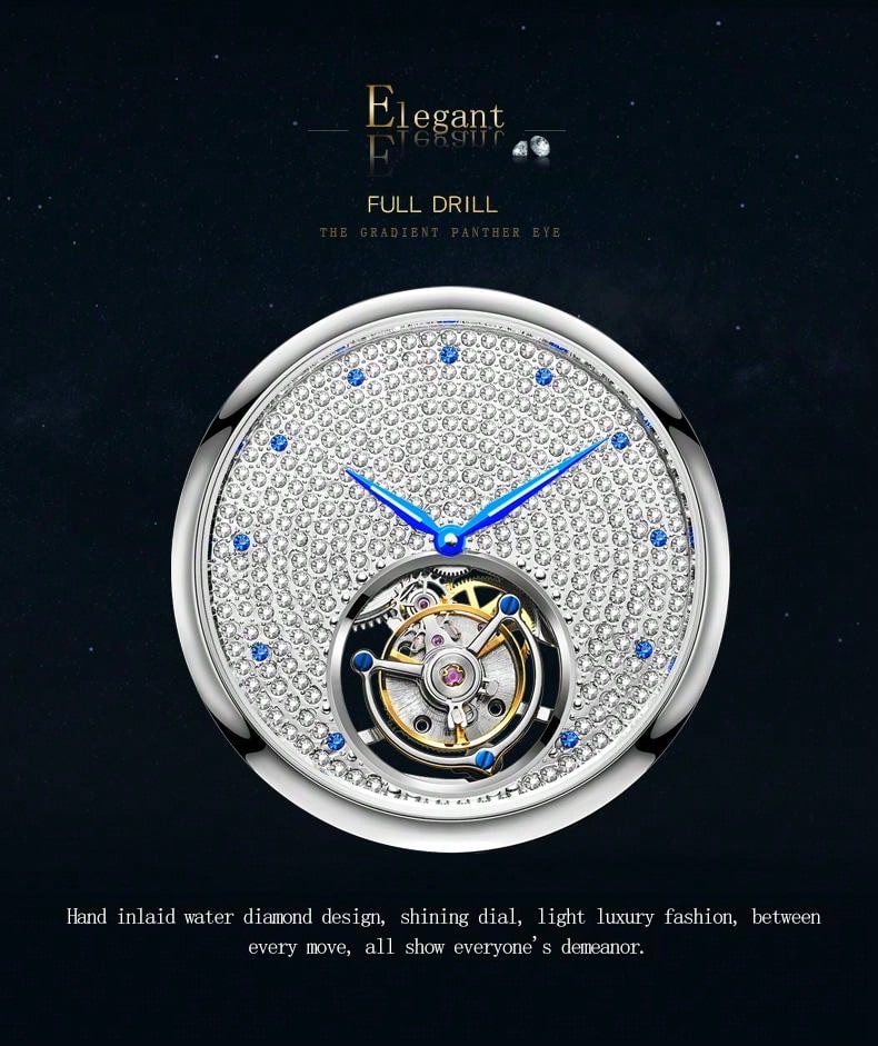 White Steel - Brwon Leather - Automatic -42mm