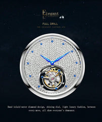 White Steel - Brwon Leather - Automatic -42mm
