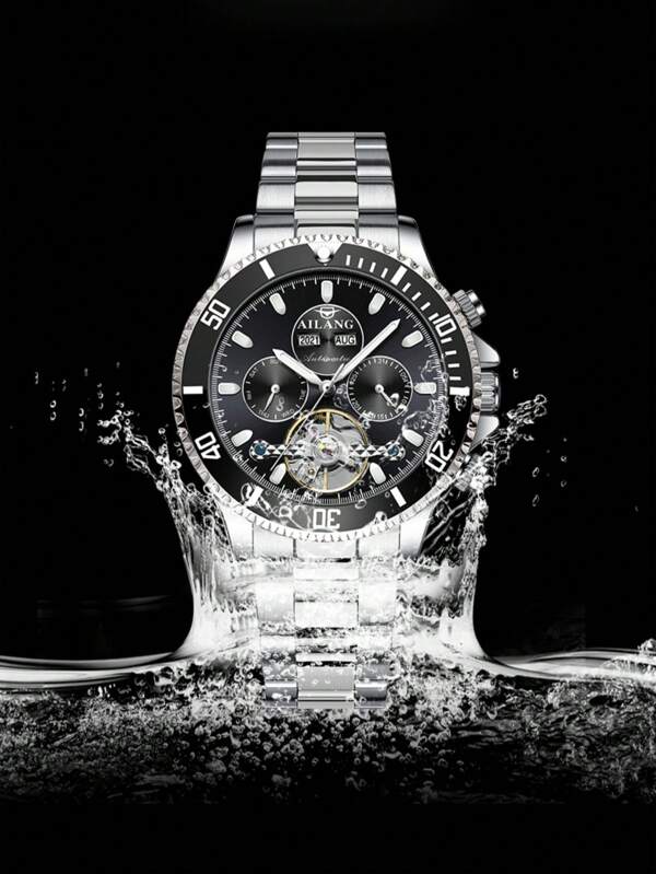 Blue - Silver 904L Steel - Automatic -43mm