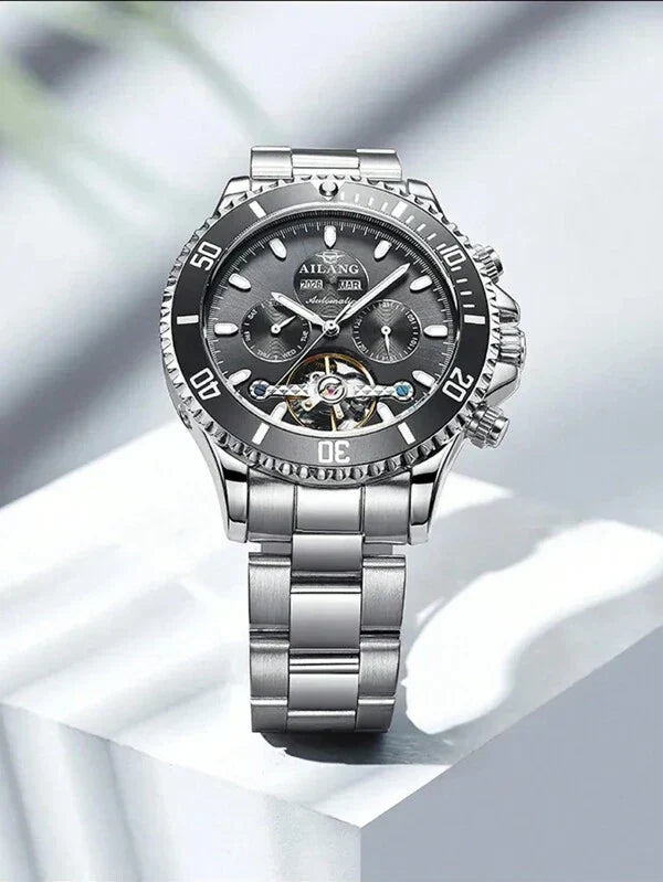 Blue - Silver 904L Steel - Automatic -43mm