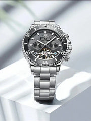 Blue - Silver 904L Steel - Automatic -43mm