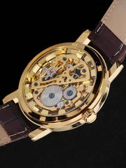 Blue - Brown Leather - Automatic -41mm