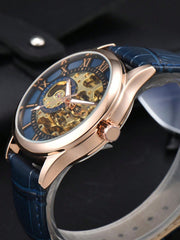 Hollow Black - Black Leather - Automatic -42mm