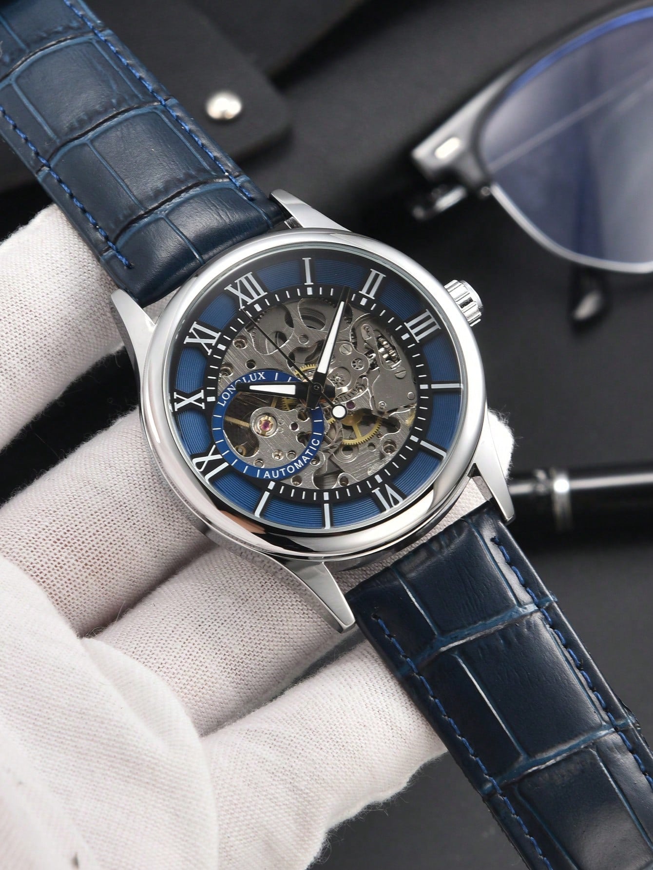 Black - Black Leather - Automatic -41mm