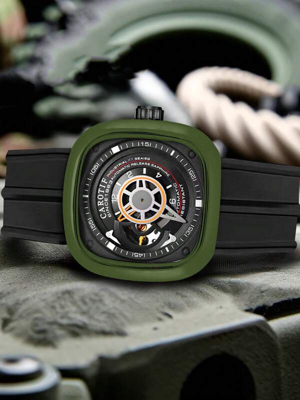 Black - Black Leather - Automatic -42mm