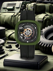Black - Black Leather - Automatic -42mm