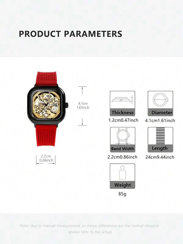 Blue Yellow - Red Rubber - Automatic -42mm