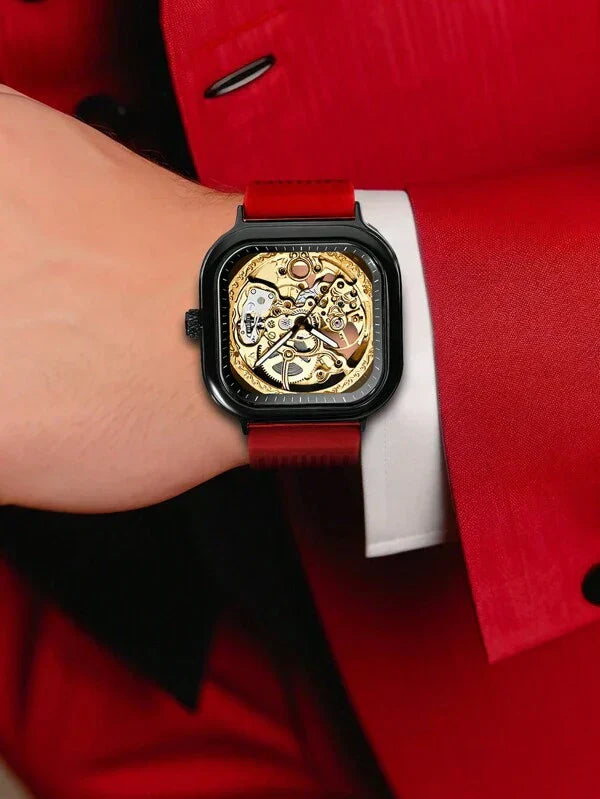 Blue Yellow - Red Rubber - Automatic -42mm