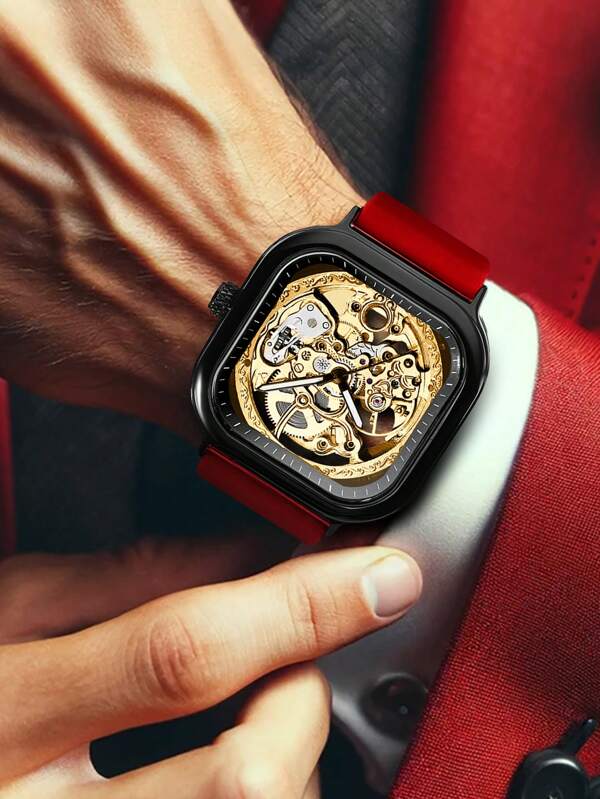 Blue Yellow - Red Rubber - Automatic -42mm