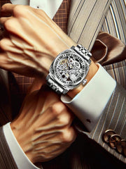 White Yellow - Blue Leather - Automatic -41mm