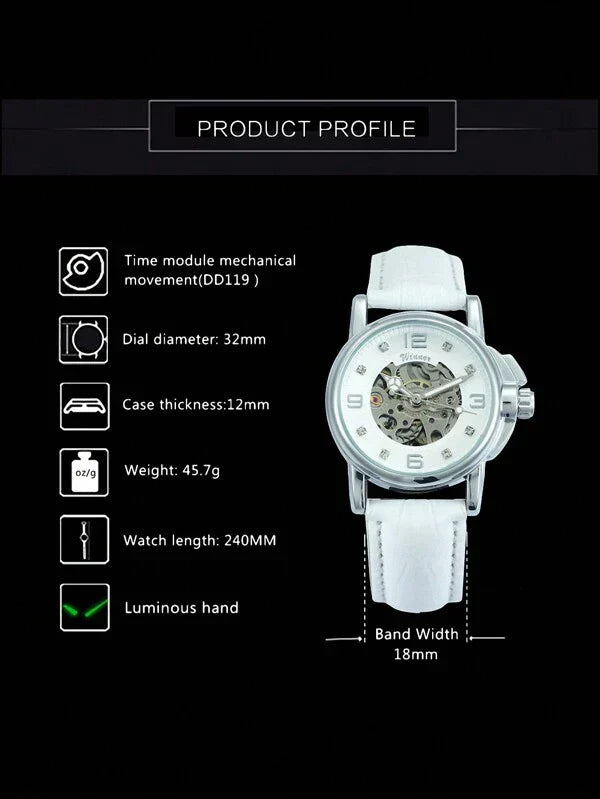 Blue - White Rubber - Automatic -41mm