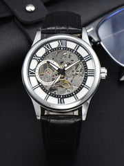 Black - Black Leather - Automatic -41mm