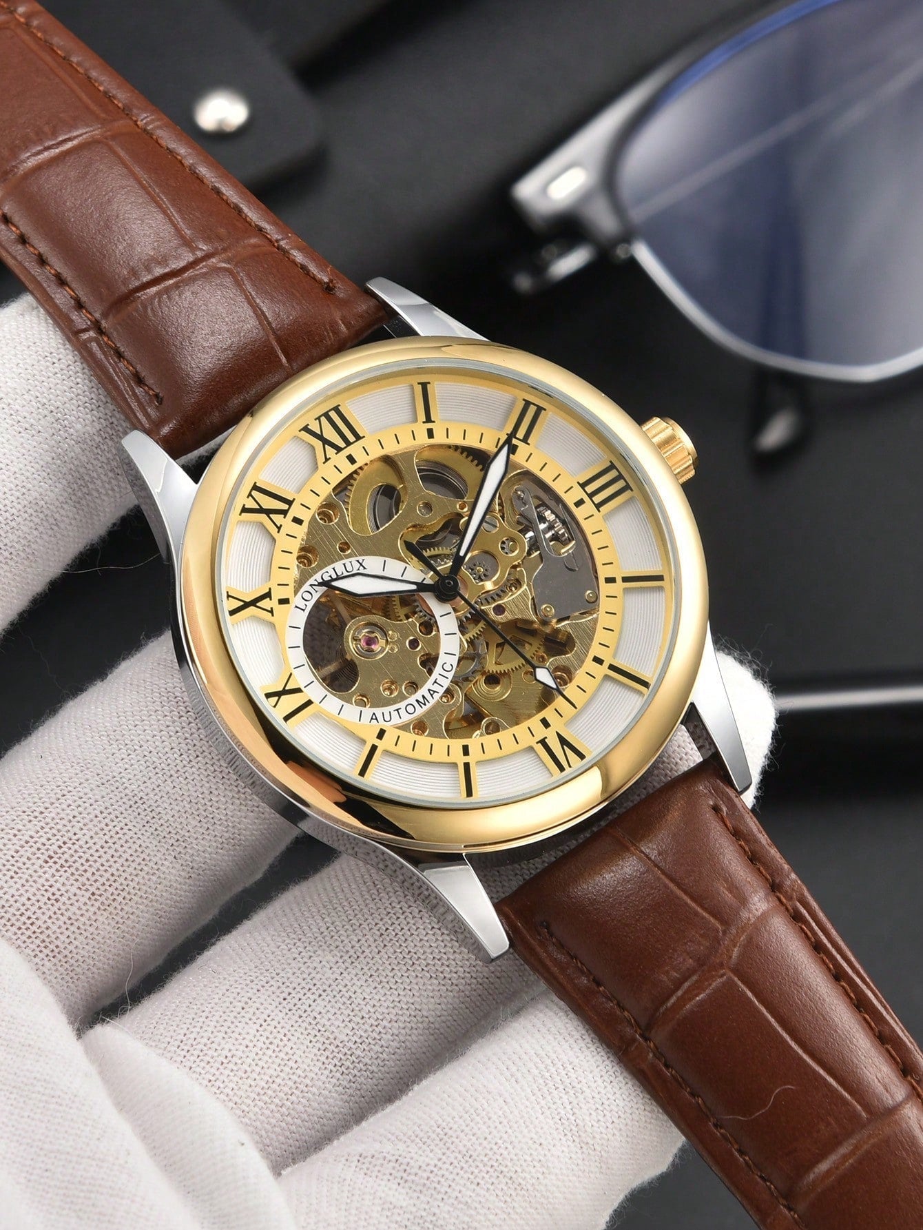 Black - Black Leather - Automatic -41mm