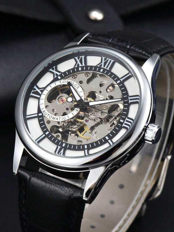 Black - Black Leather - Automatic -41mm