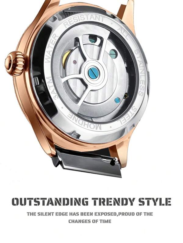 White Silver - Brown Leather - Automatic -41mm
