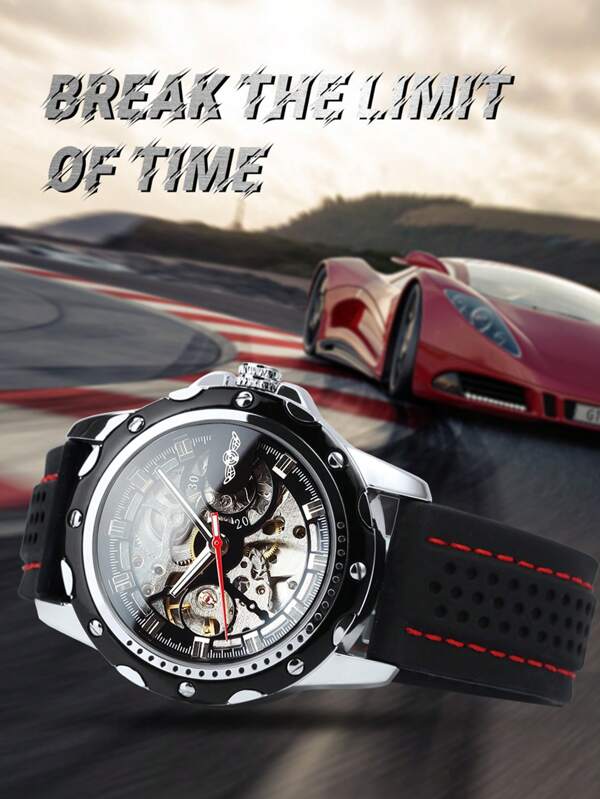 Blue Red - Black Leather - Automatic -42mm