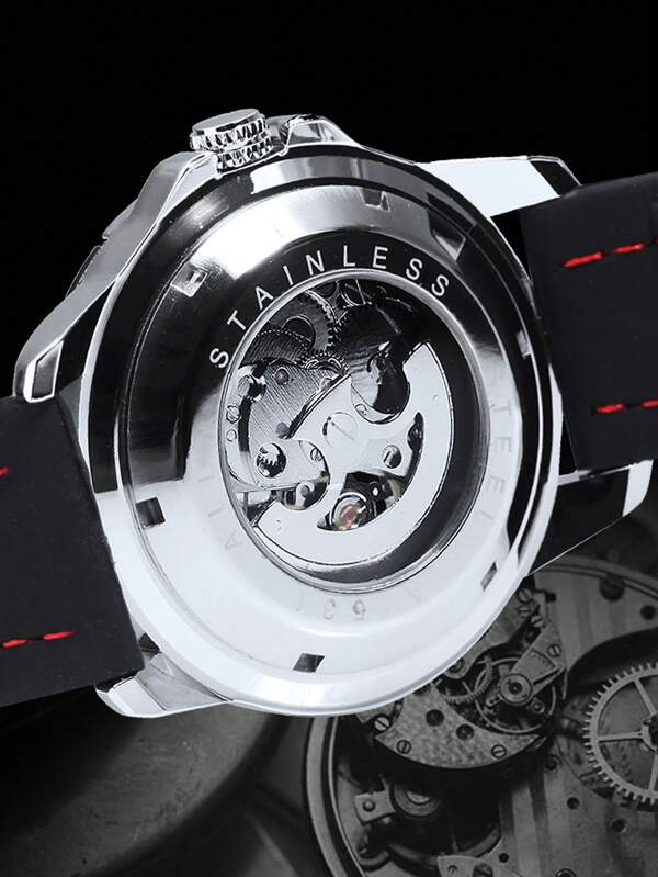 Blue Red - Black Leather - Automatic -42mm