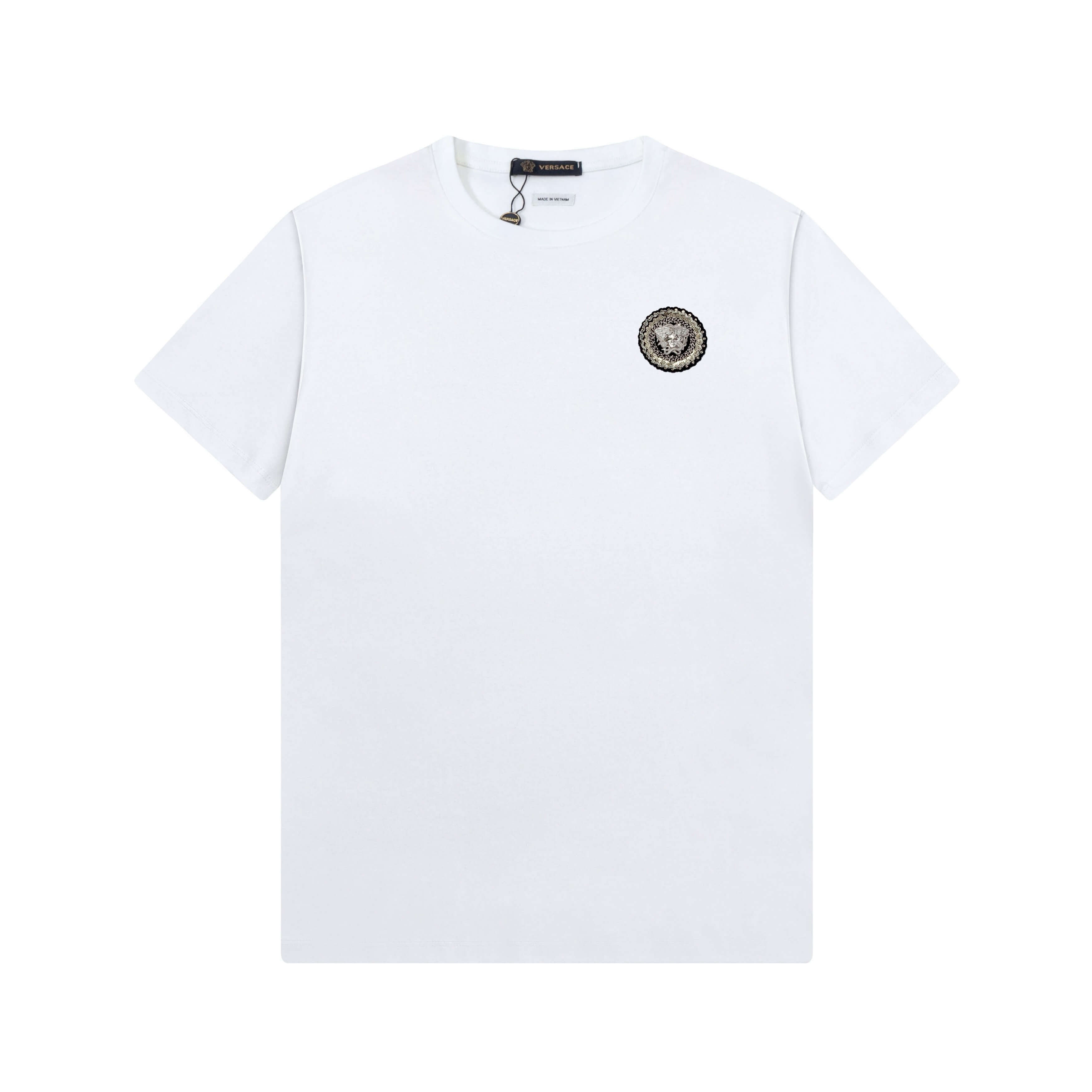 Human Face Embroidery T Shirt