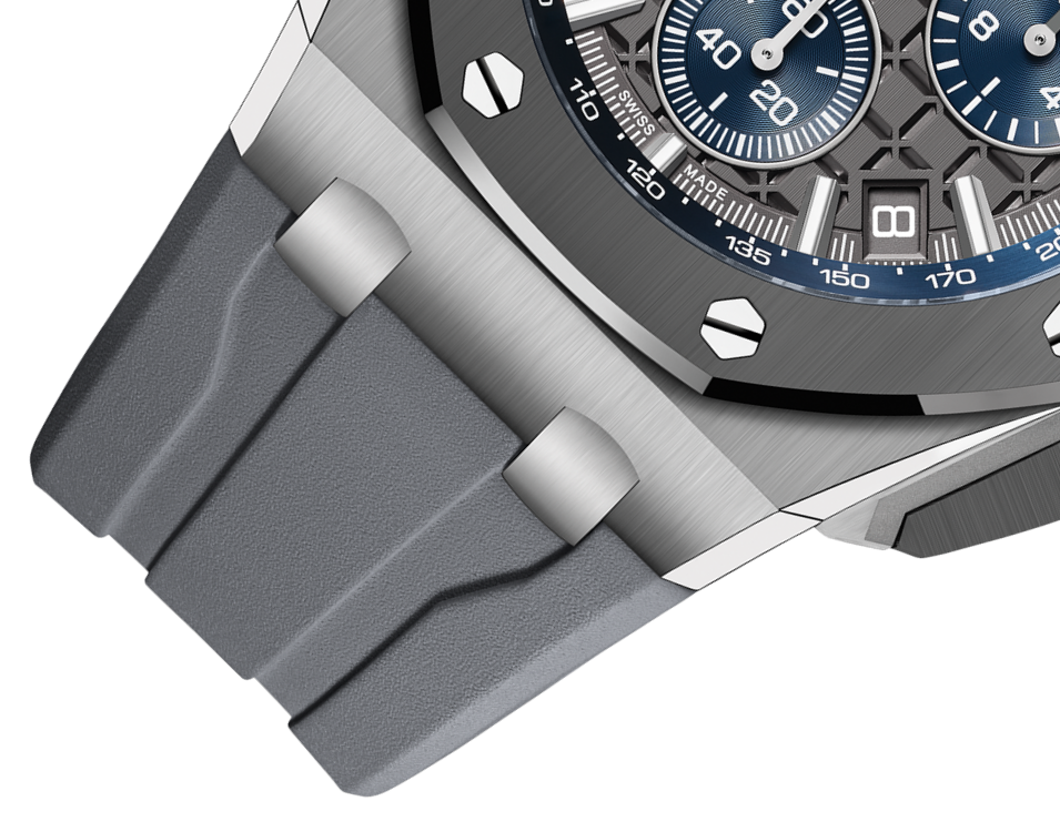 Chronograph-Grey OFFs - Grey Rubber - Quartz - 43mm
