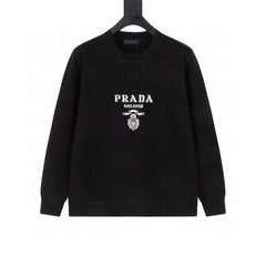 Wool round neck sweater