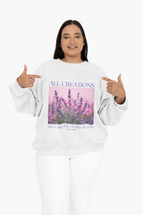 All Creation Declare Sweatshirt Cozy Christian Sweatshirt