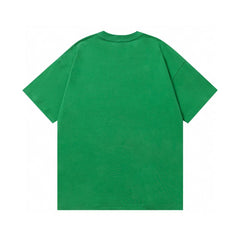 Early Spring New Product Pocket Embroidered Round Neck Short Sleeve T-shirt