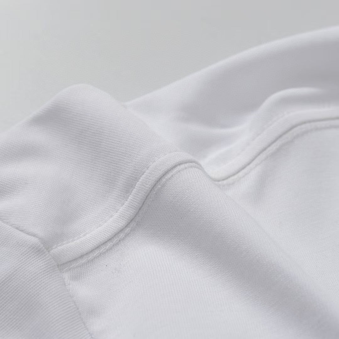 25ss early spring new product towel embroidered round neck T-shirt