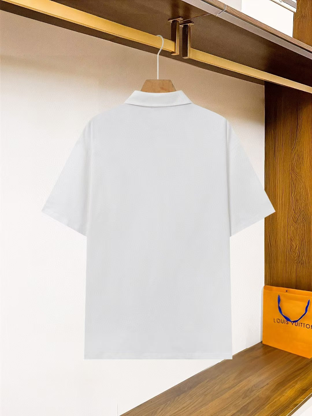25ss early spring new cotton shoulder drop collar polo T shirt