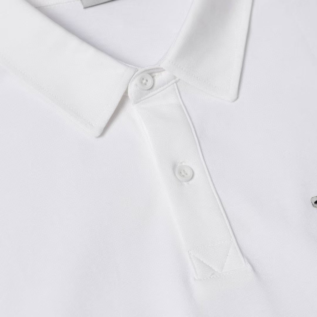 25ss early spring new cotton shoulder drop collar polo T shirt