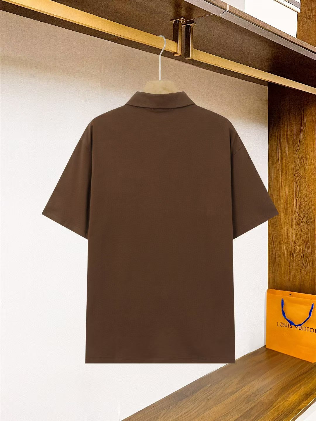25ss early spring new cotton shoulder drop collar polo T shirt