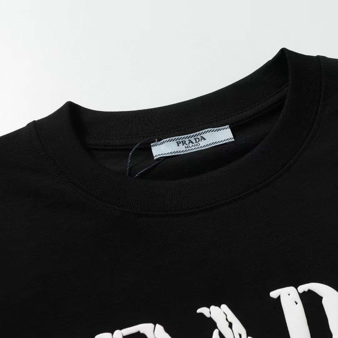 2055Early spring new round neck short sleeved T-shirt