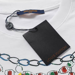 25ss early spring new necklace printed T-shirt