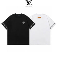 Early Spring New Round Neck Embroidered T-shirt