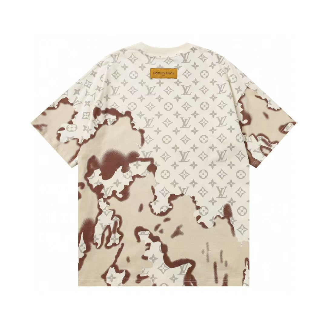 Early spring new round neck printed T-shirt