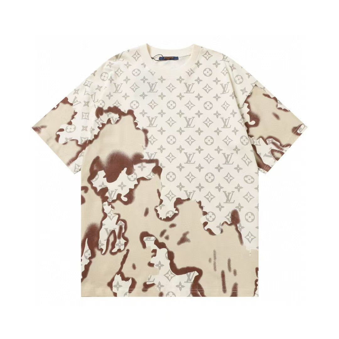 Early spring new round neck printed T-shirt