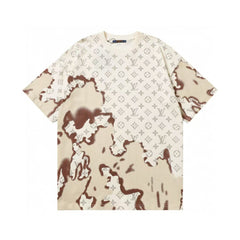 Early spring new round neck printed T-shirt