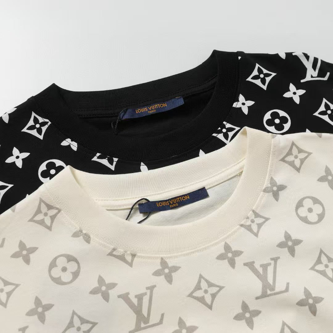 Early spring new round neck printed T-shirt